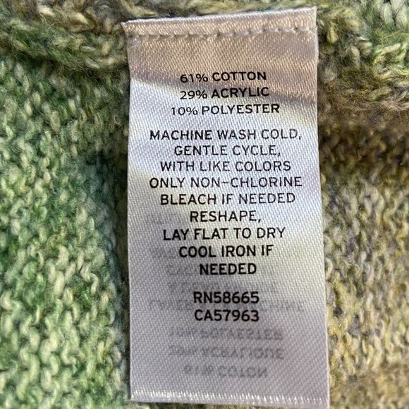 NWT ABOUND Teal Cyrus‎ Space Dye Crew Neck Sweater - Picture 7 of 8